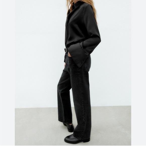 NWT Zara jeans black - Picture 3 of 8